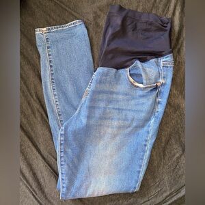 Old Navy Blue Maternity Jeggings